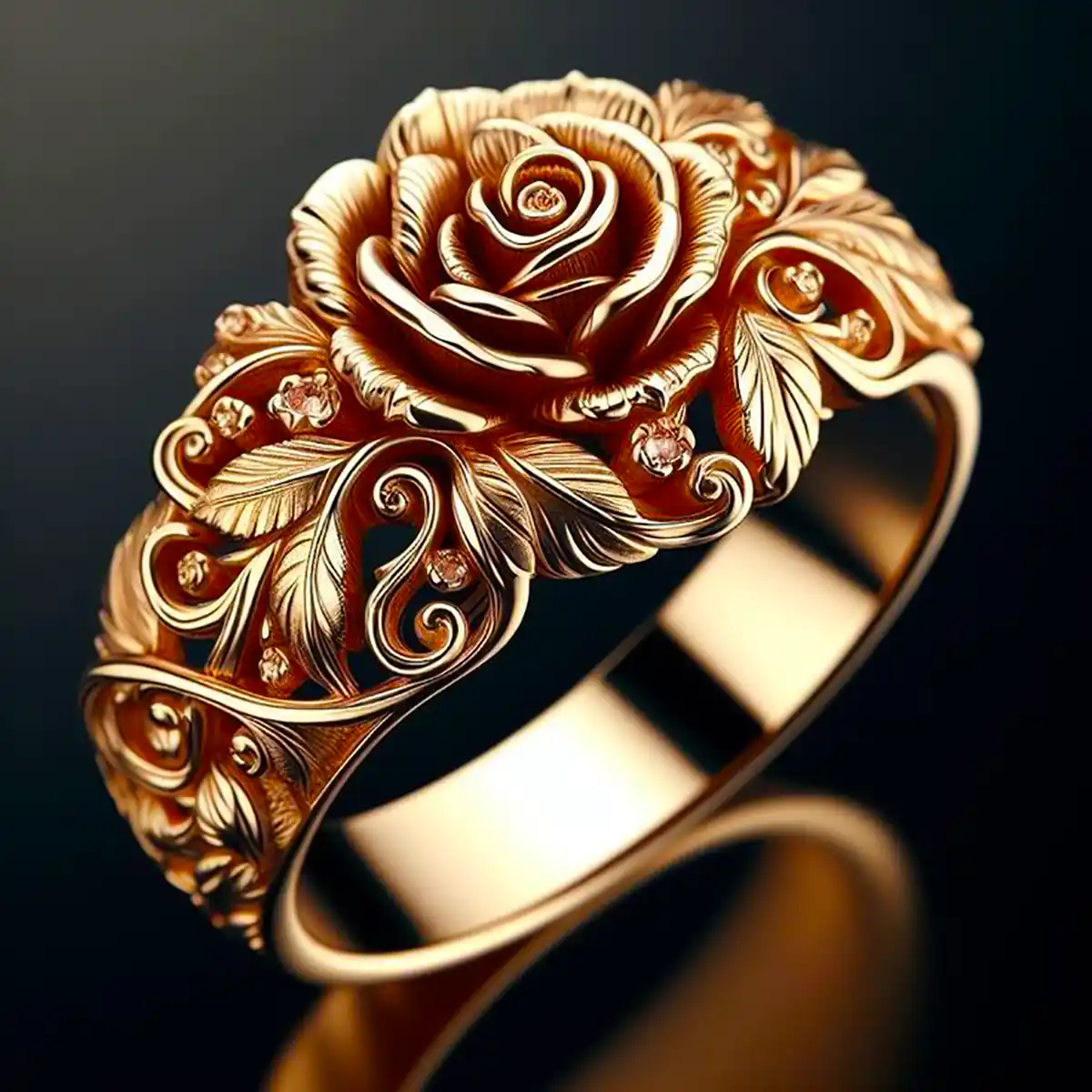 Fleuris | Golden Flower Ring