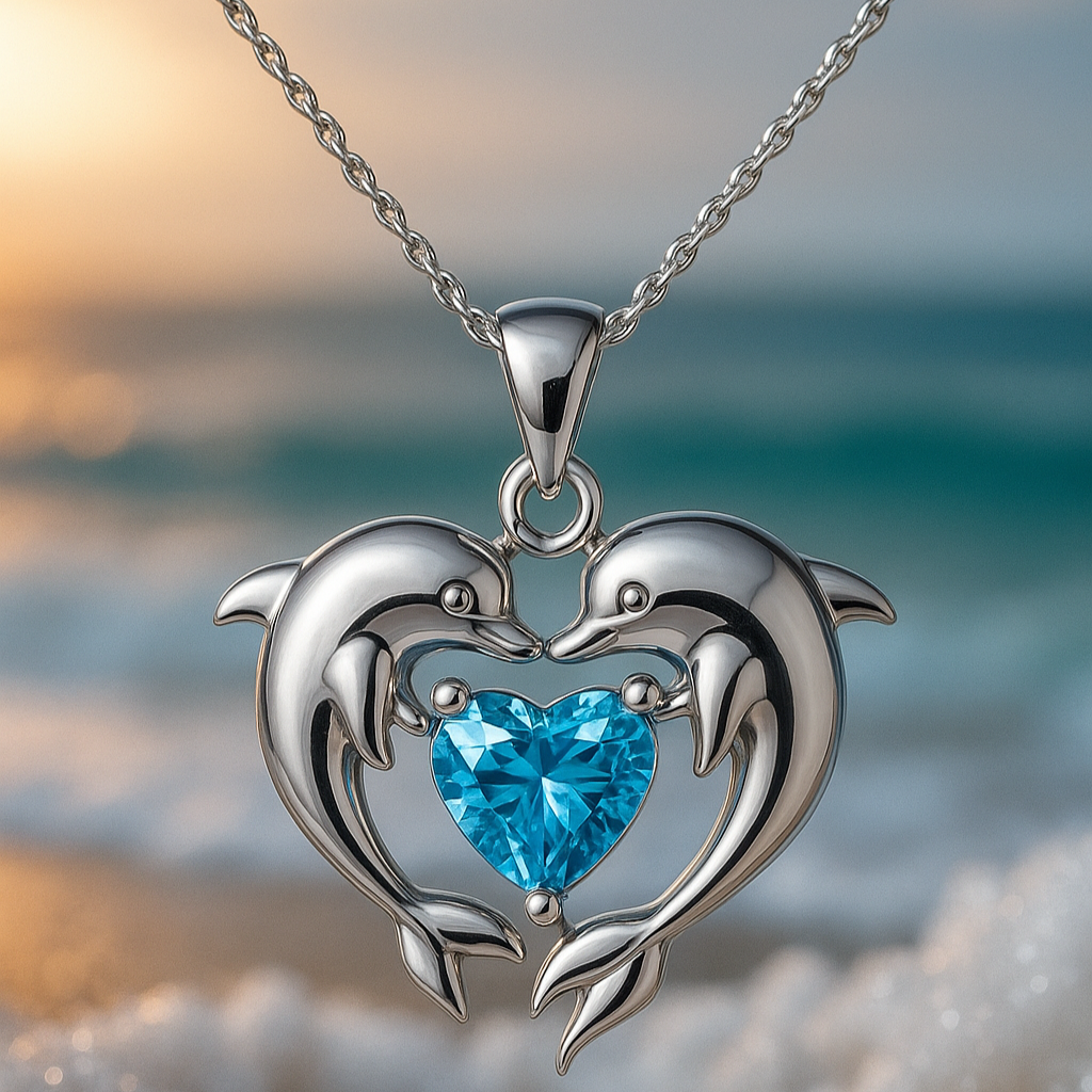 Selene | Dolphin Love Necklace