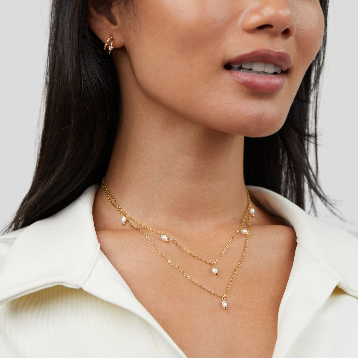 Orlane | Pearl Drops Necklace