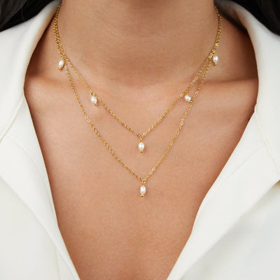 Orlane | Pearl Drops Necklace