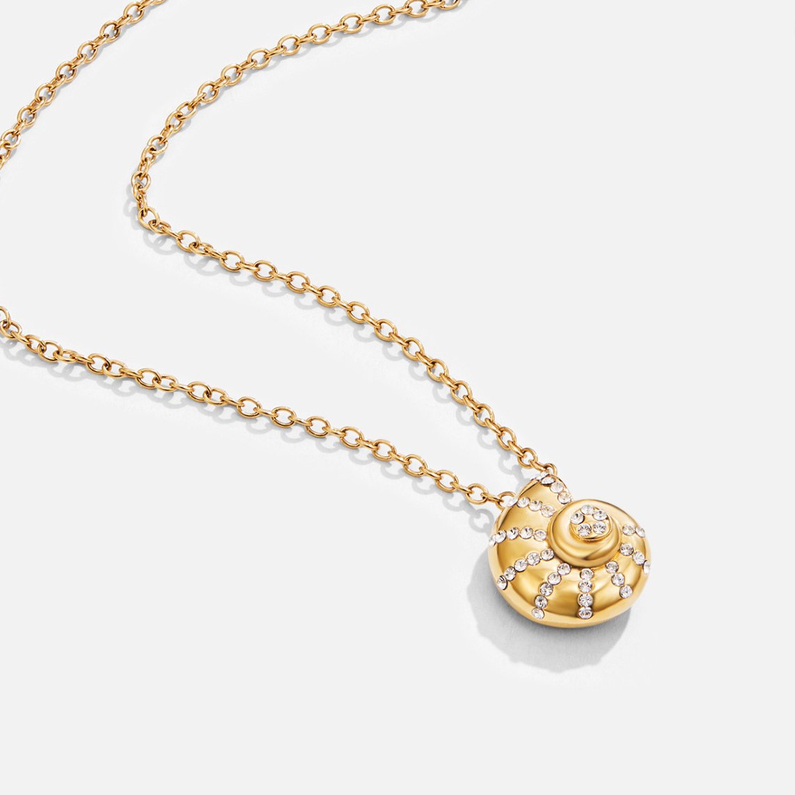 Vivenne | Crystal Shell Pendant