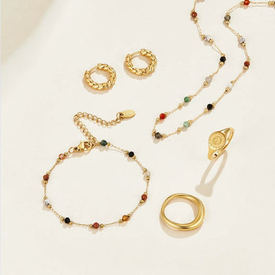 Cerys | Minimal Stone Necklace