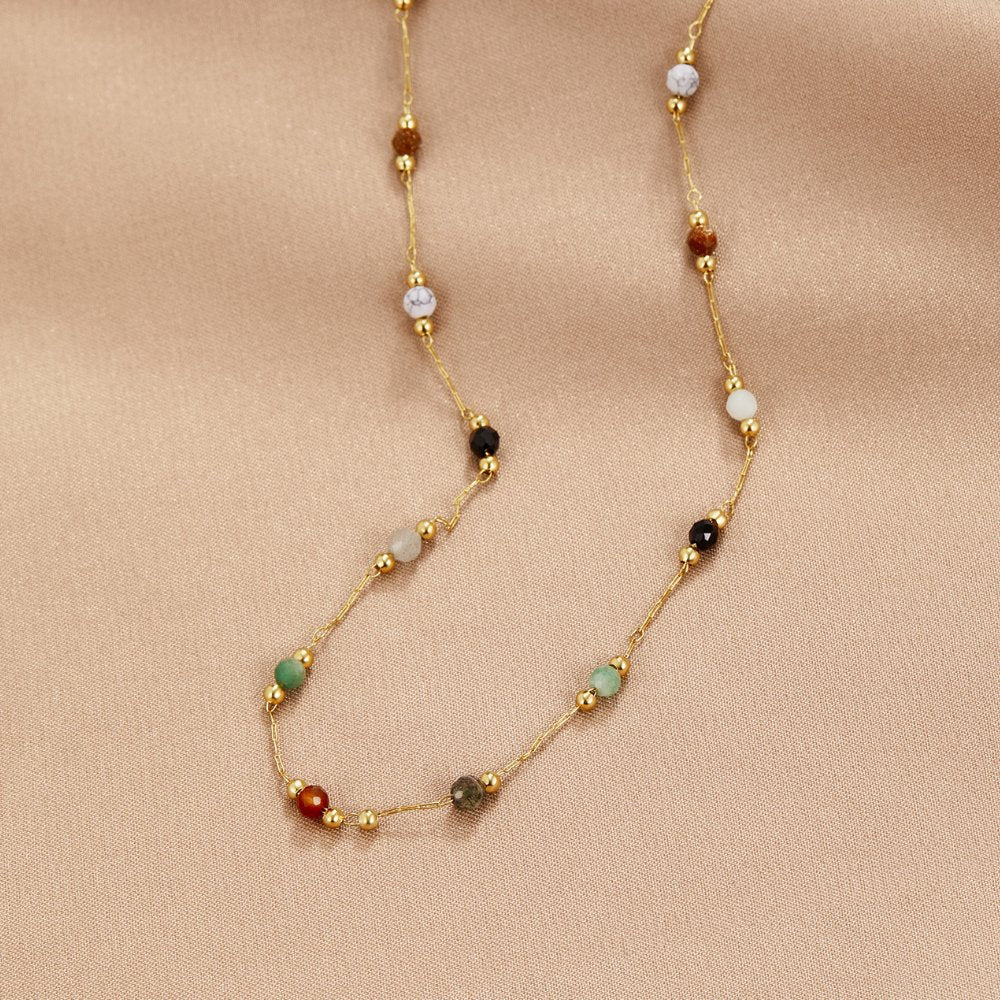 Cerys | Minimal Stone Necklace