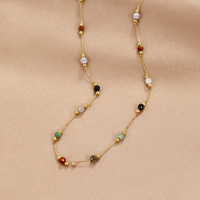 Cerys | Minimal Stone Necklace