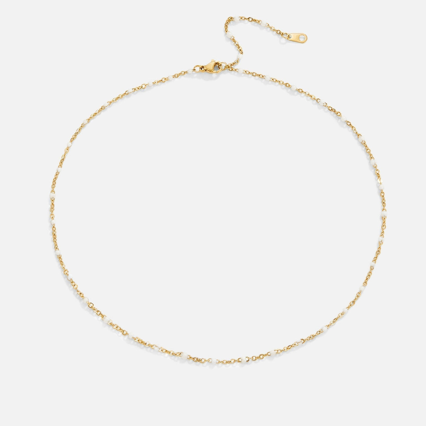 Tahlia | White Bead Necklace
