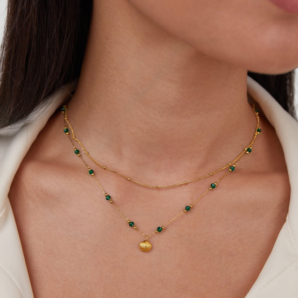 Corinne | Chic Gold Necklace