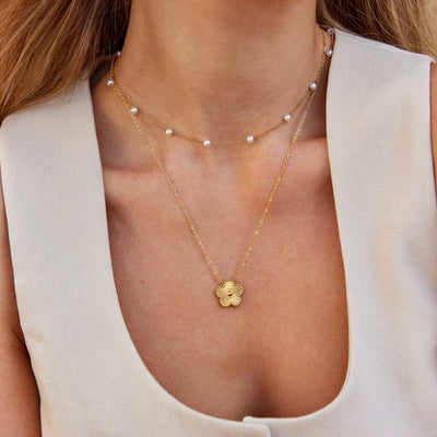 Celiane | Pearl Chain Necklace