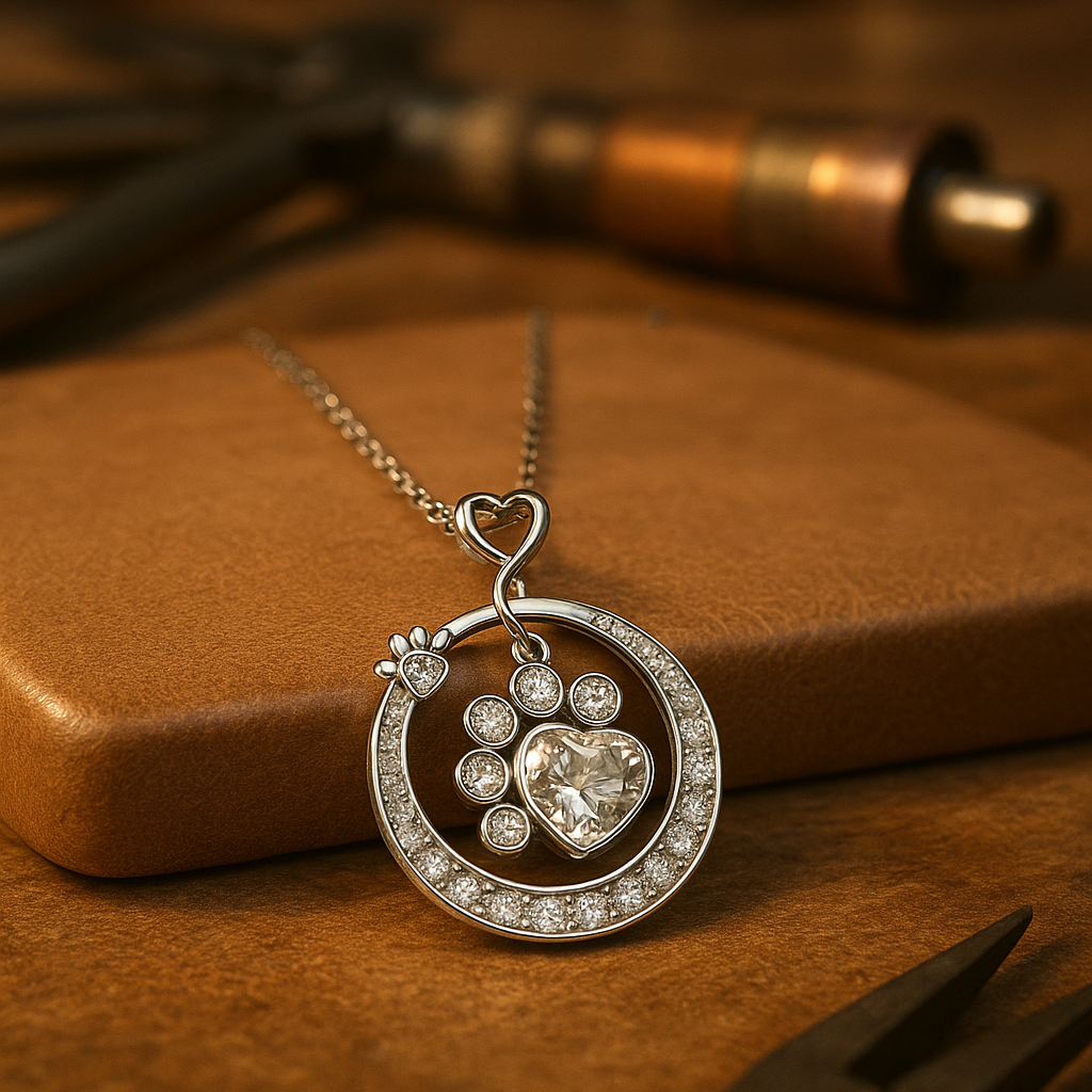 Orlissa | Heart Paw Necklace