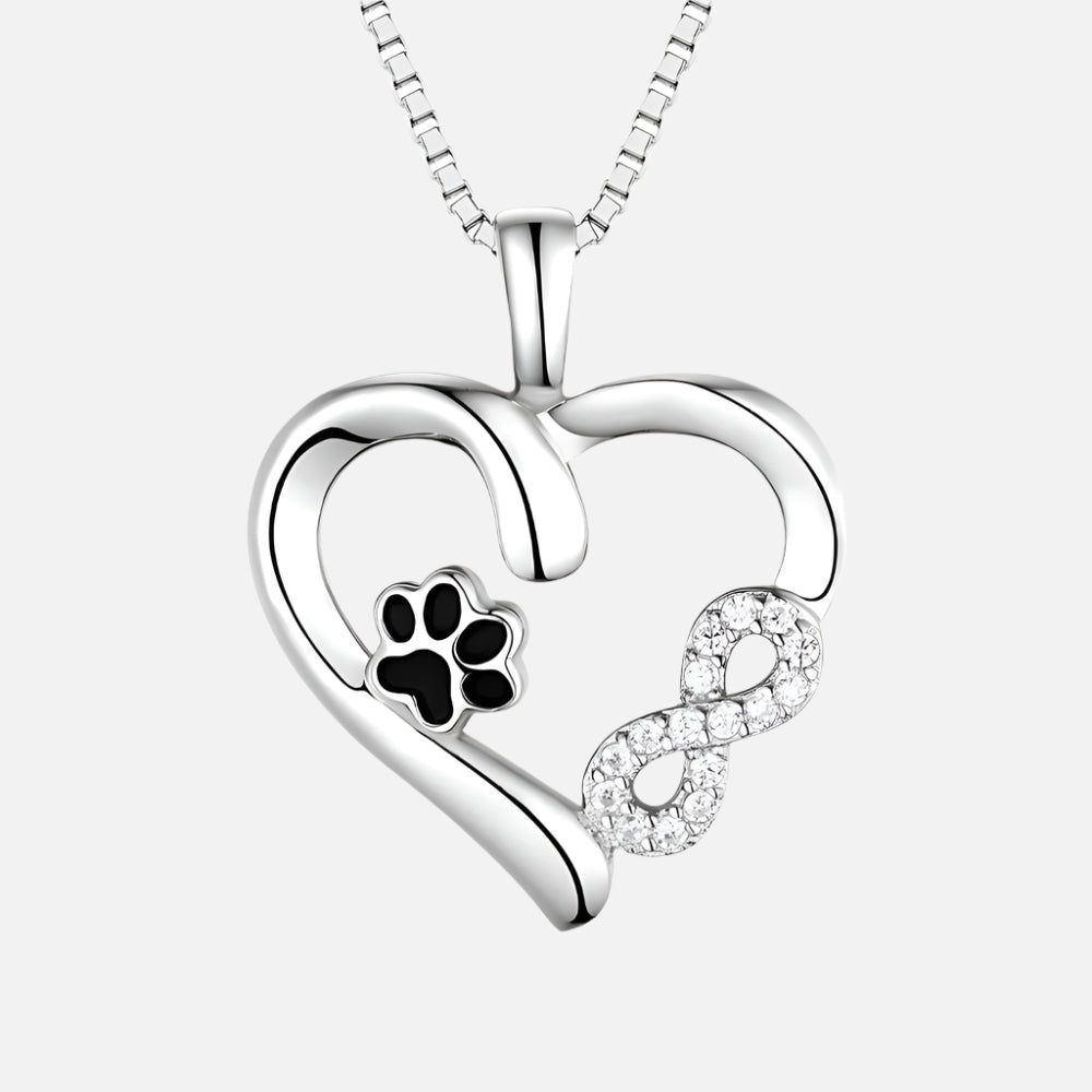 Veloria | Infinity Paw Necklace