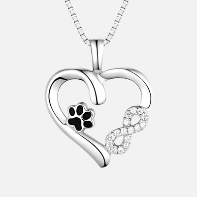 Veloria | Infinity Paw Necklace