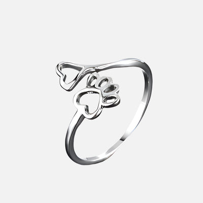 Ilyra | Heart Paw Ring