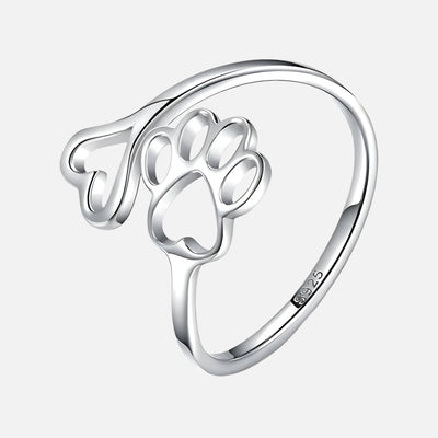Camille | Paw Heart Ring
