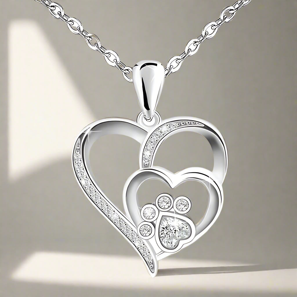 Aurielle | Paw Heart Necklace
