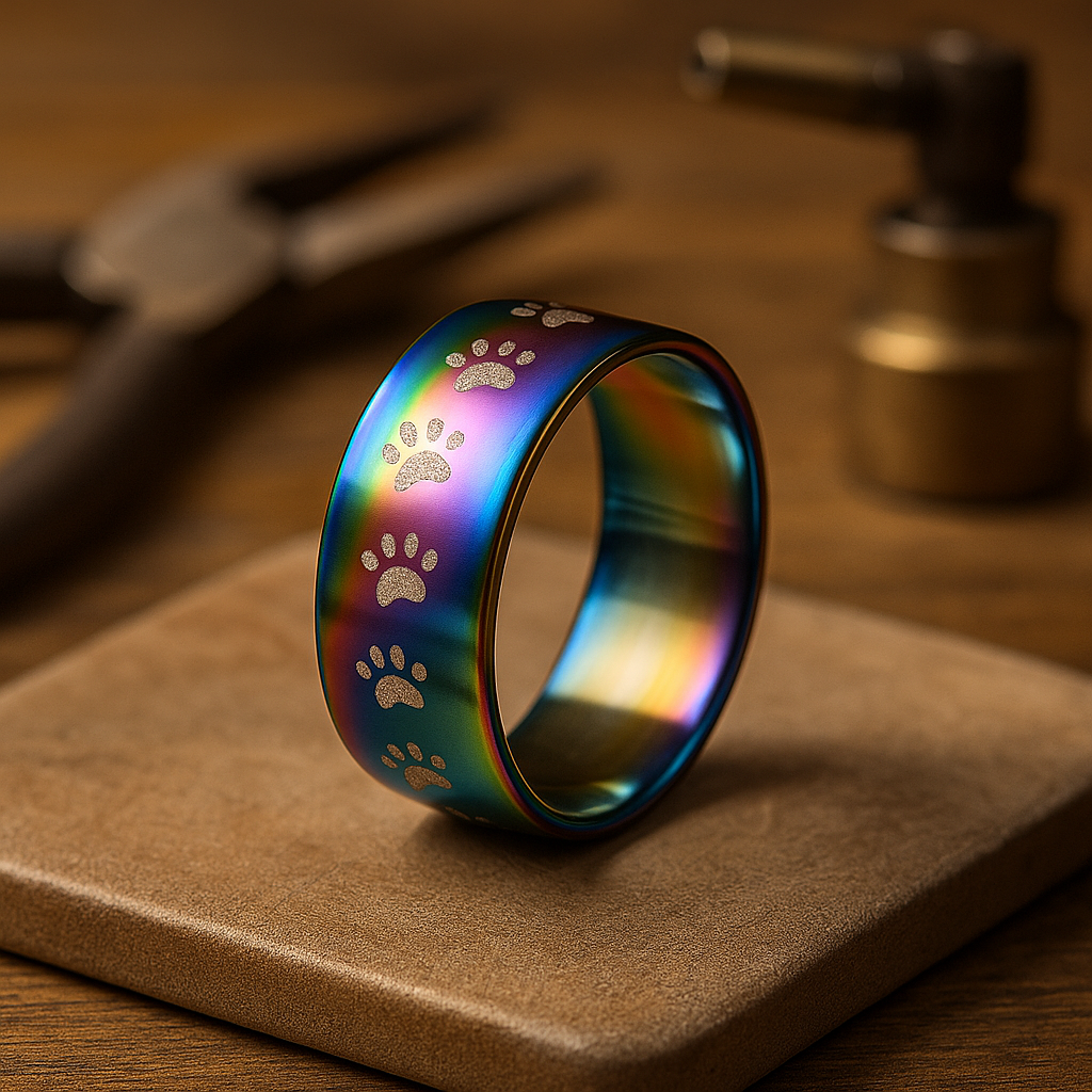 Alenya | Rainbow Paw Ring