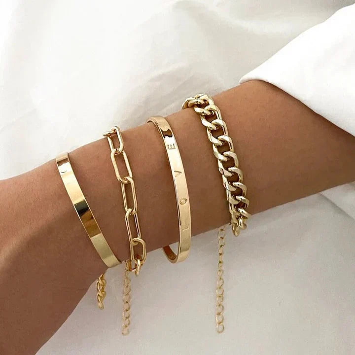 Cosima | Mercer Bracelet Set - Gold