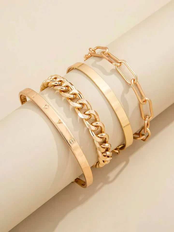 Cosima | Mercer Bracelet Set - Gold