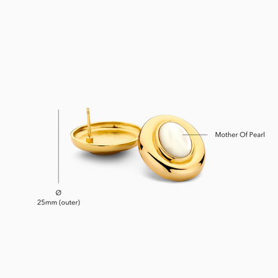 Giselle | Pearl Drop Earrings - Gold