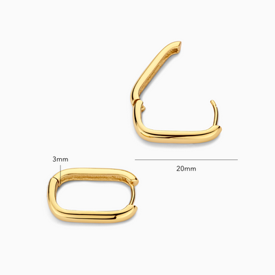 Natalia | Iconic Gold Hoops - Gold