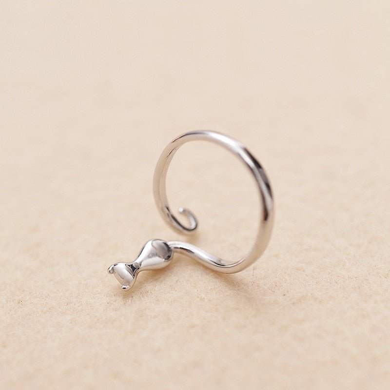 Norielle | Cat Steel Ring