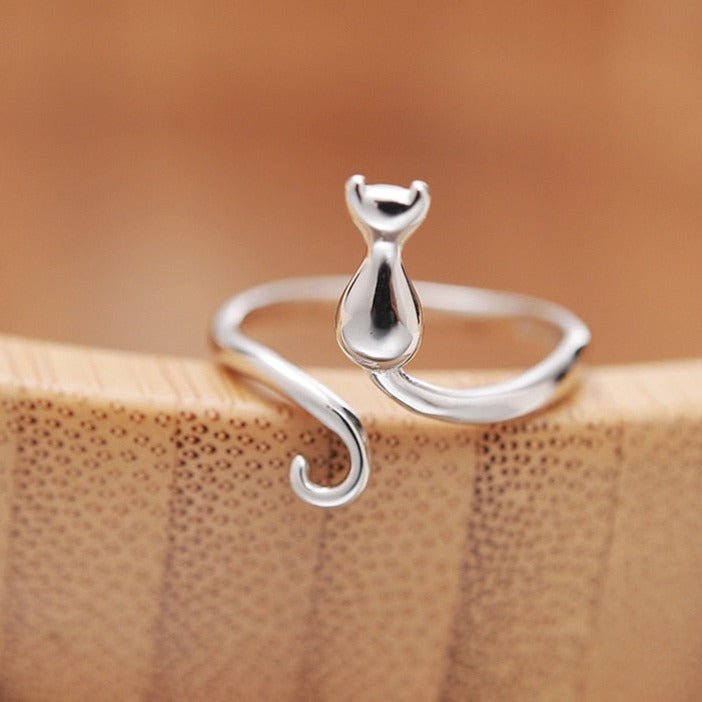 Norielle | Cat Steel Ring