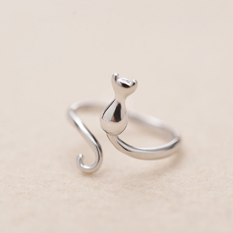 Norielle | Cat Steel Ring