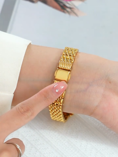 Regina | Link Gold Watch - Gold