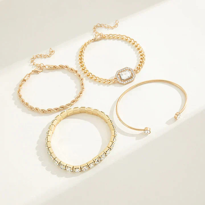 Dominique | Calvina Bracelet Set - Gold