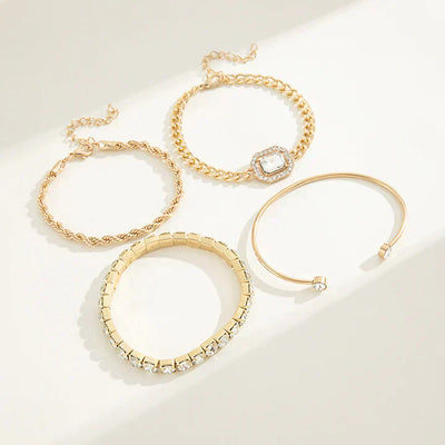 Dominique | Calvina Bracelet Set - Gold