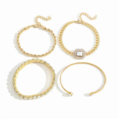 Dominique | Calvina Bracelet Set - Gold