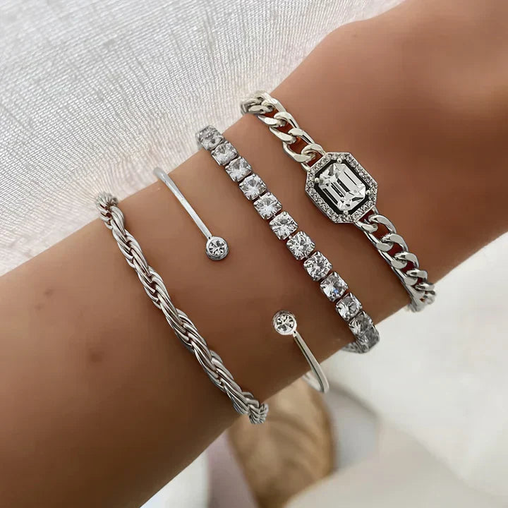 Dominique | Calvina Bracelet Set - Gold