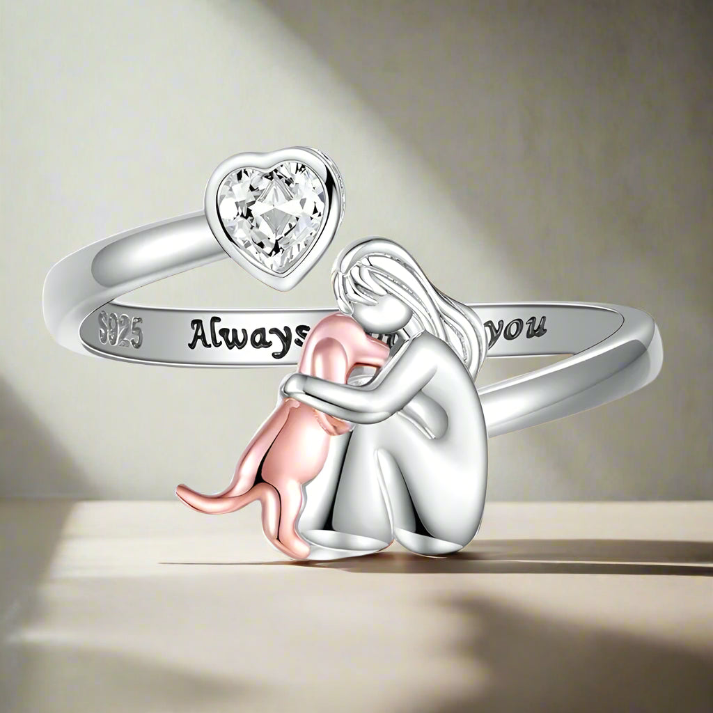Iselotte | Dog & Girl Ring